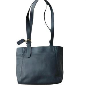 Vintage Coach 4157 Soho Black Leather Buckle Tote | Fall Staple Made in USA EUC